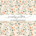 Pastel Ditsy Flower Background Floral Print Spring Design Digital - Moore and Mountain