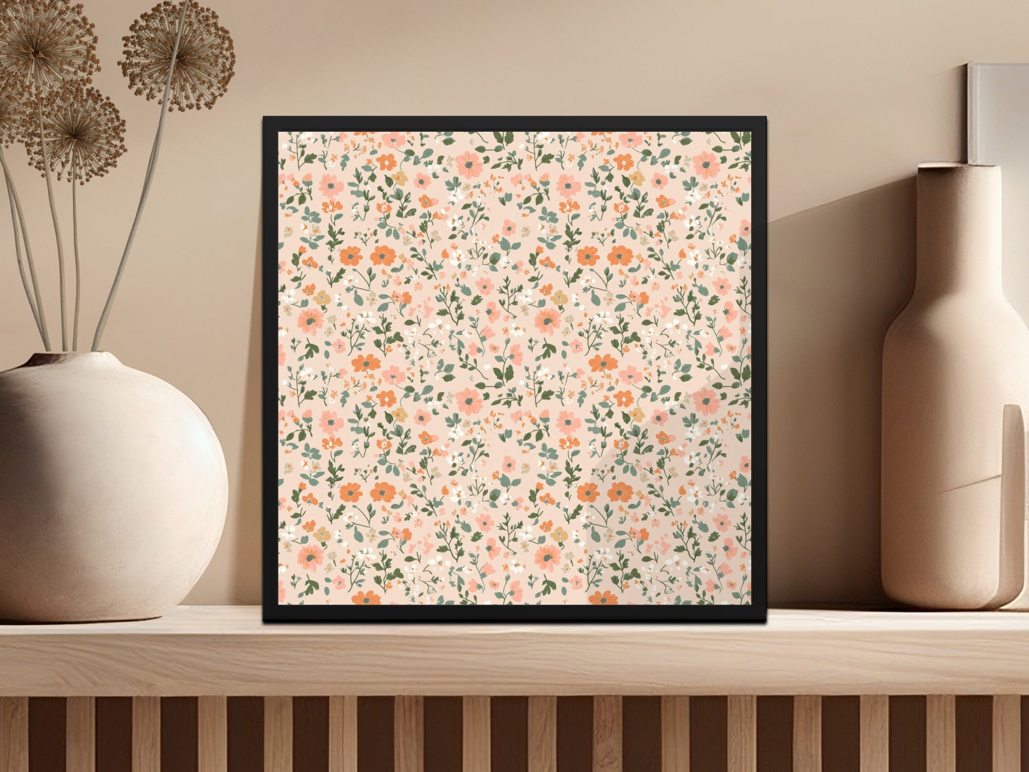 Pastel Ditsy Flower Background Seamless Repeating Design Digital - Moore and Mountain