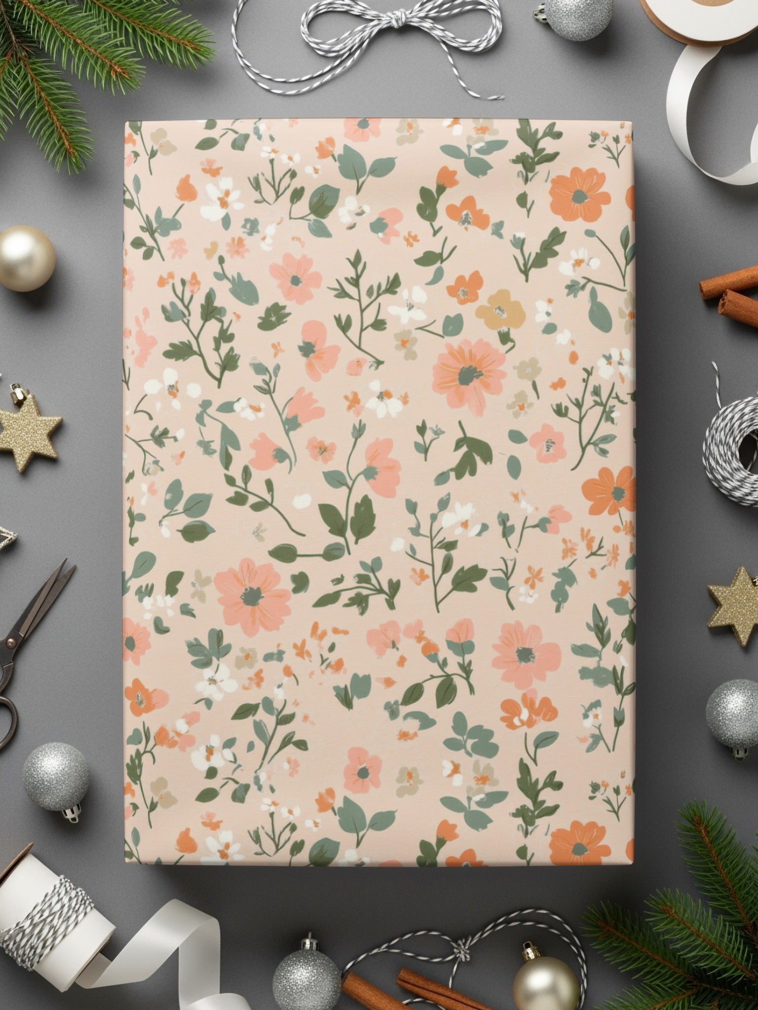Pastel Ditsy Flower Background Seamless Repeating Design Digital - Moore and Mountain