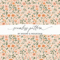 Pastel Ditsy Flower Background Seamless Repeating Design Digital - Moore and Mountain