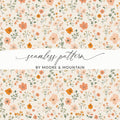 Pastel Ditsy Flower Background Spring Pastel Patterns Digital - Moore and Mountain