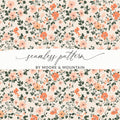 Pastel Ditsy Flower Background Spring Pastel Patterns Digital - Moore and Mountain