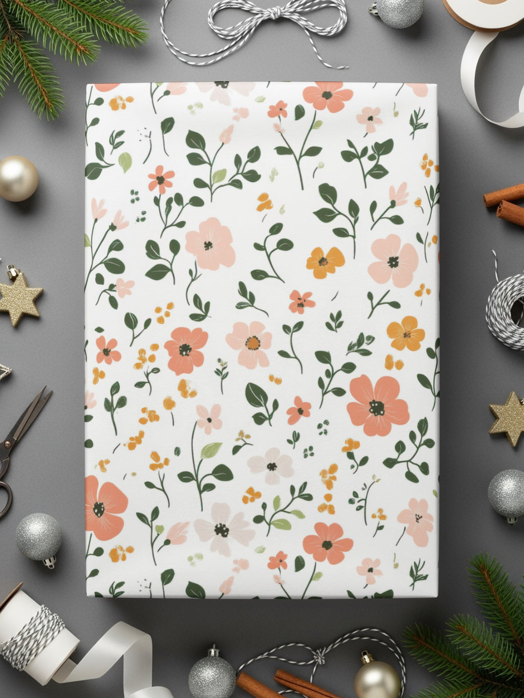 Pastel Ditsy Flower Background for Creative Projects Digital - Moore and Mountain