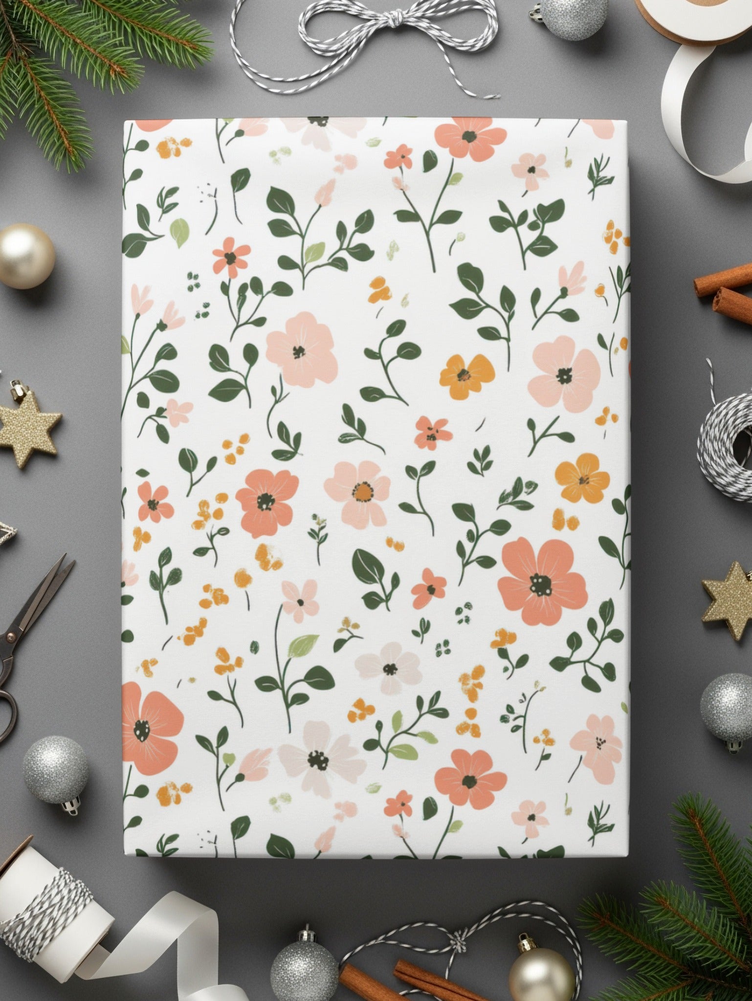 Pastel Ditsy Flower Background for Creative Projects Digital - Moore and Mountain