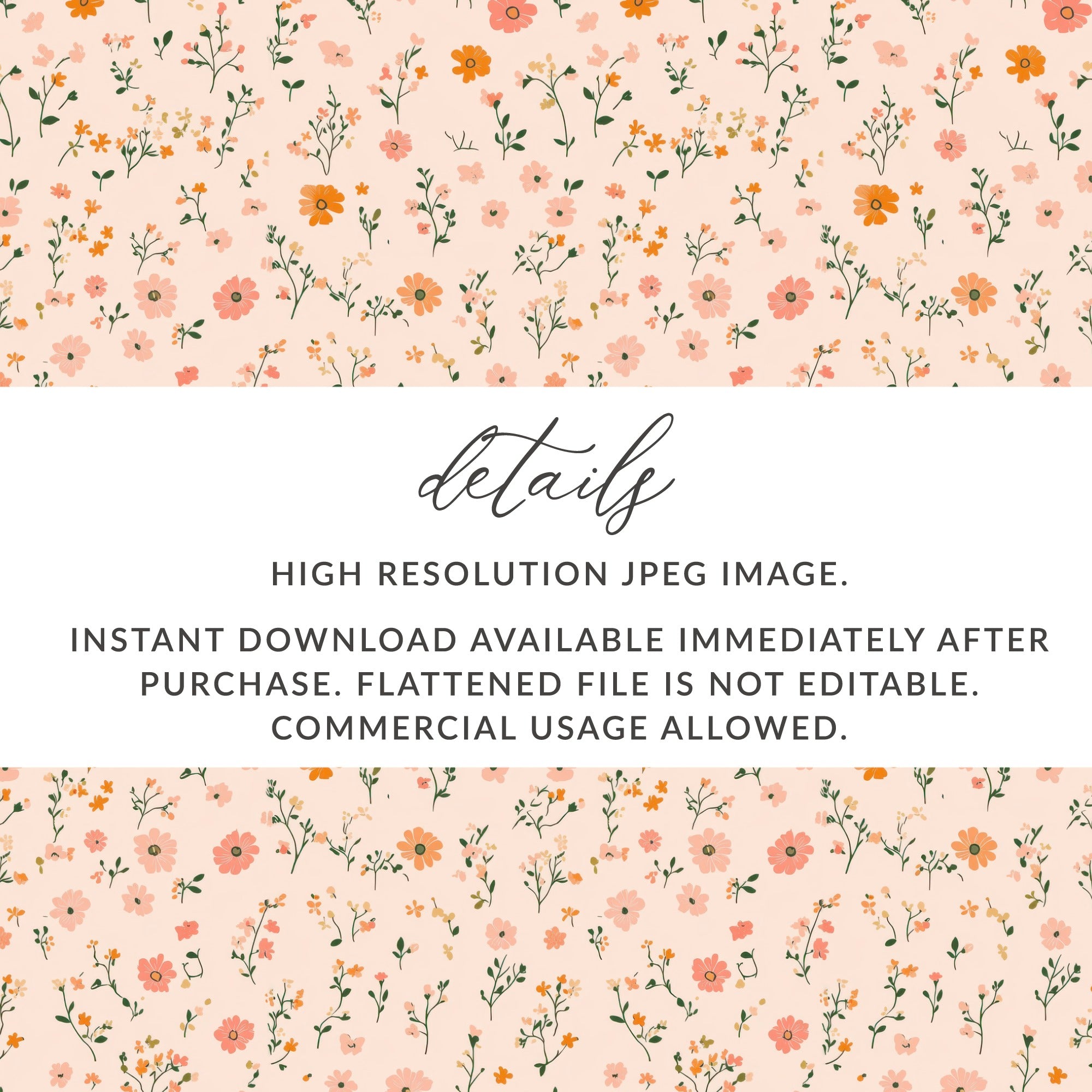 Pastel Ditsy Flower Background for your next creative project - Moore and Mountain