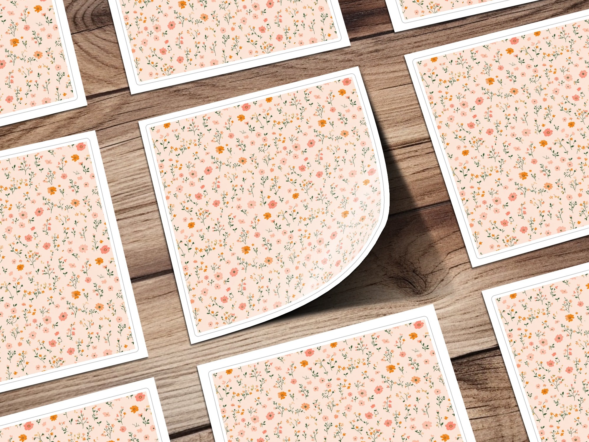 Pastel Ditsy Flower Background for your next creative project - Moore and Mountain