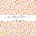 Pastel Ditsy Flower Background for your next creative project - Moore and Mountain