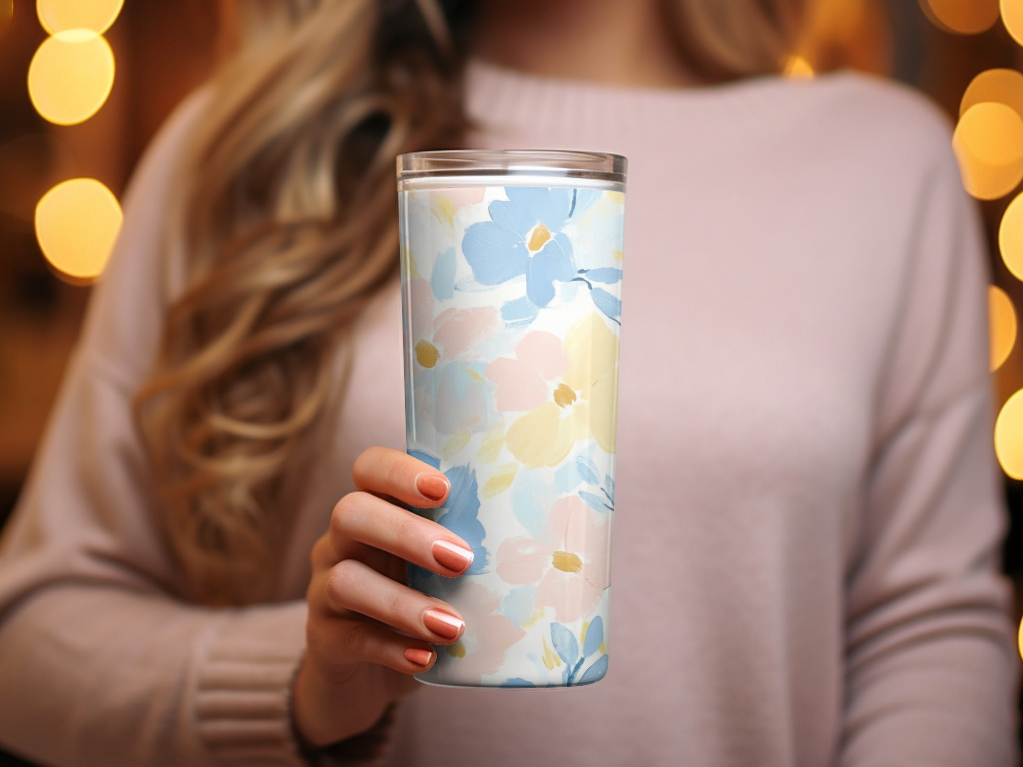 Pastel Garden Floral Design Seamless Grandmillenial Digital - Moore and Mountain