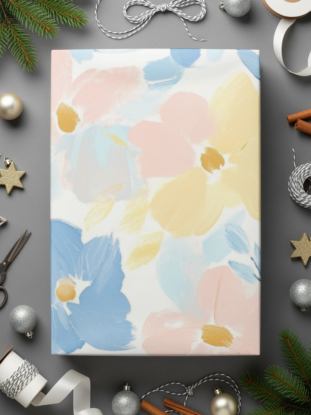Pastel Garden Floral Design Seamless Grandmillenial Digital - Moore and Mountain