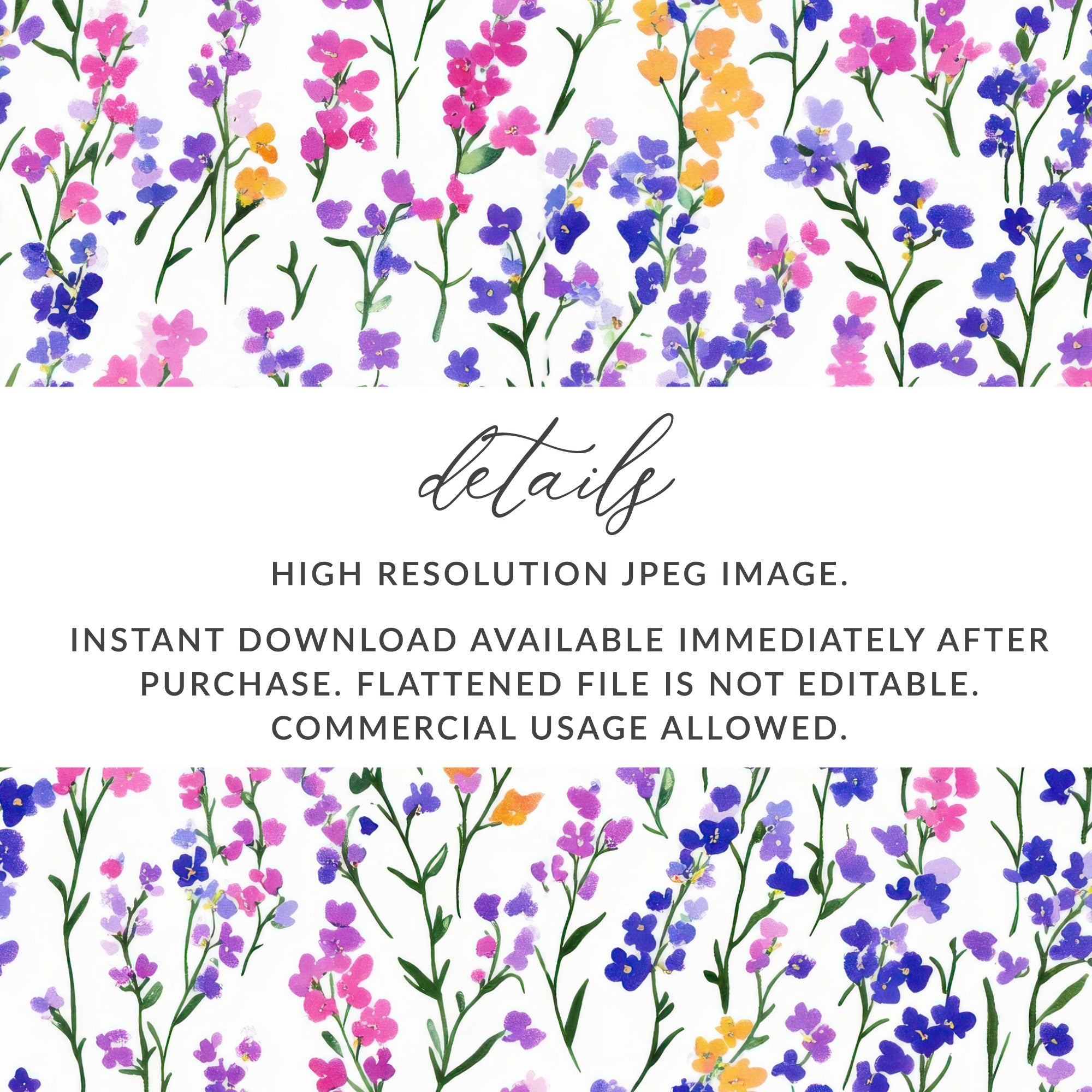 High Resolution Colorful Wildflowers JPEG Image Download