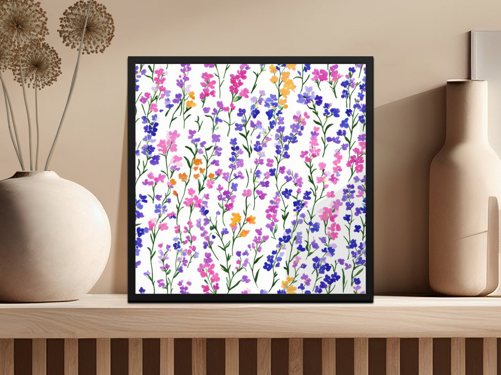 Colorful Floral Wall Art for Home Decor