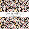 Colorful Leopard Seamless Pattern by Moore & Mountain