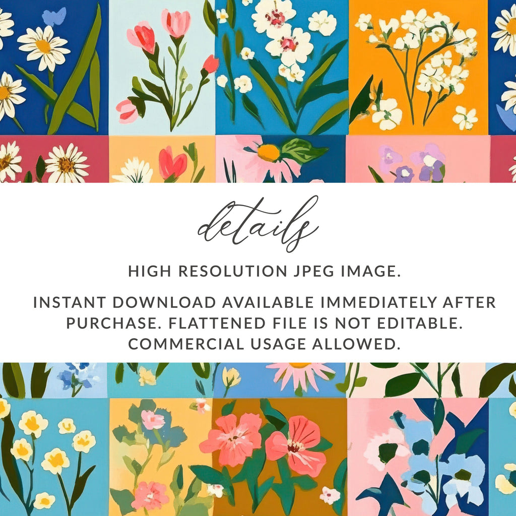 Vibrant Floral Art High Resolution JPEG Image