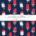 Patriotic Popsicles Seamless Pattern by Moore & Mountain