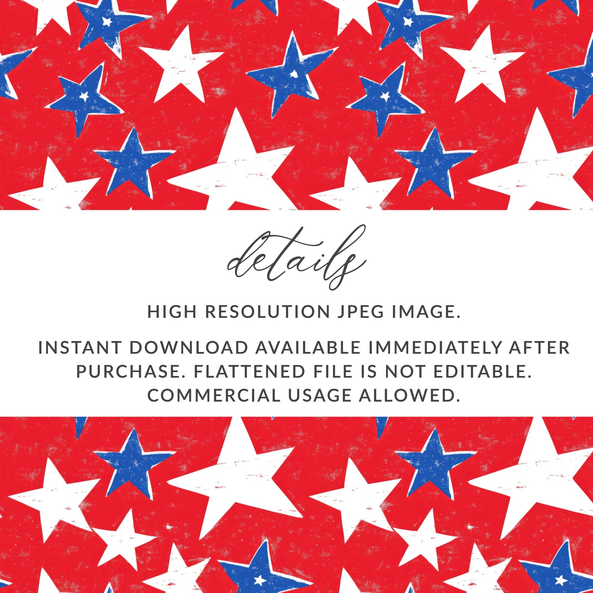 High Resolution Star Pattern Digital Download Image