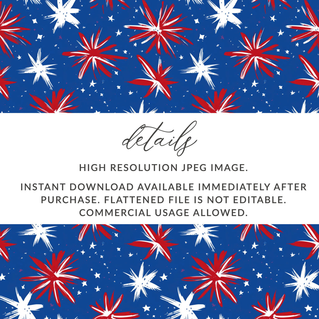 Patriotic Starburst Pattern High Resolution JPEG Image