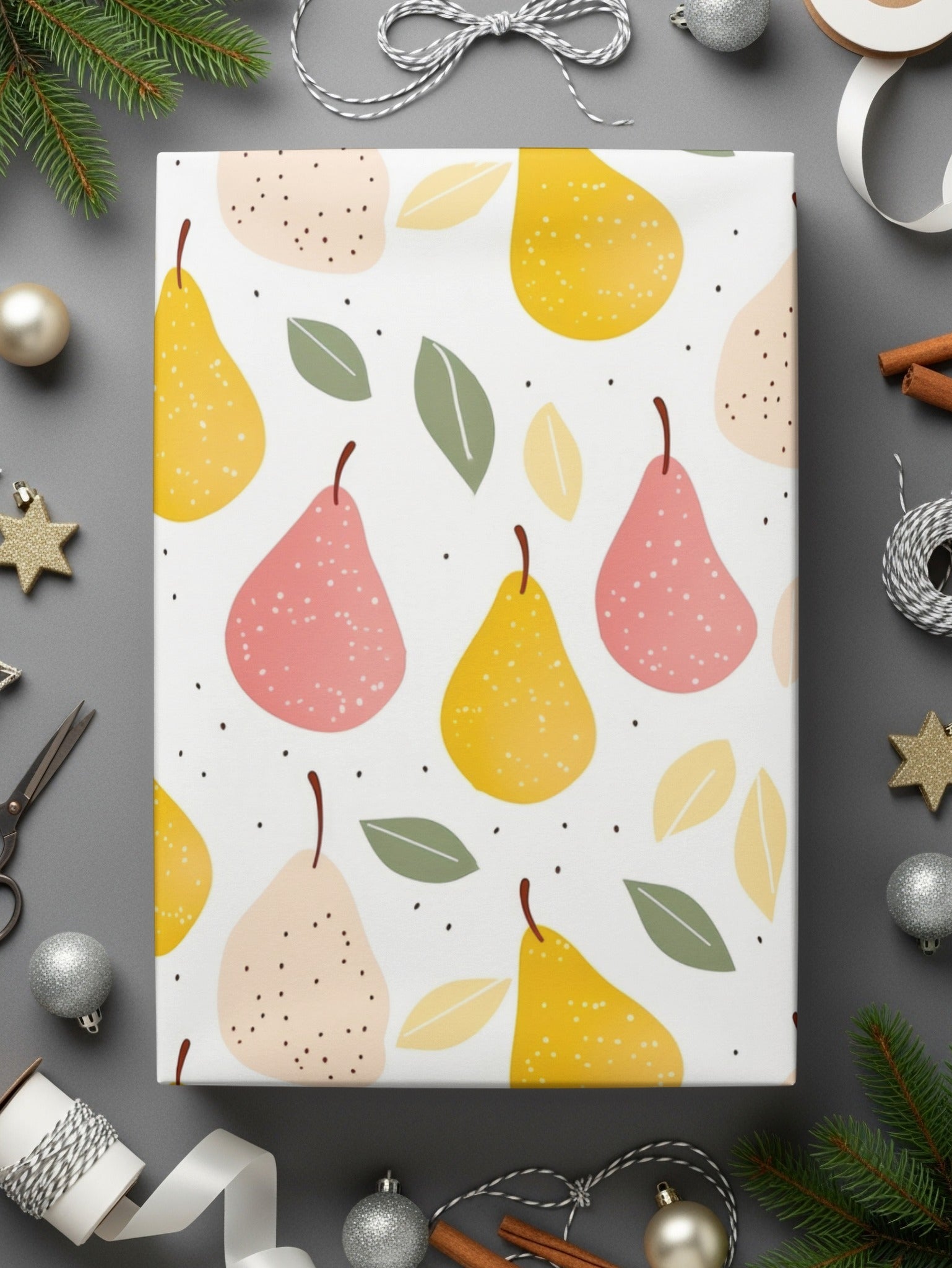 Pear T-Shirt, Seamless File, Fruit Digital, Pear Pattern, Fabric Design, Printable Art, Seamless Pattern, Trendy Apparel, Clothing Design - Moore and Mountain