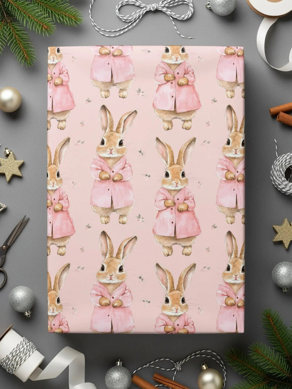Peter Rabbit Digital Paper, Seamless Bunny Pattern, Watercolor Animal Print, Fabric Design, Baby Shower Decor, Digital Download, JPEG Files - Moore and Mountain