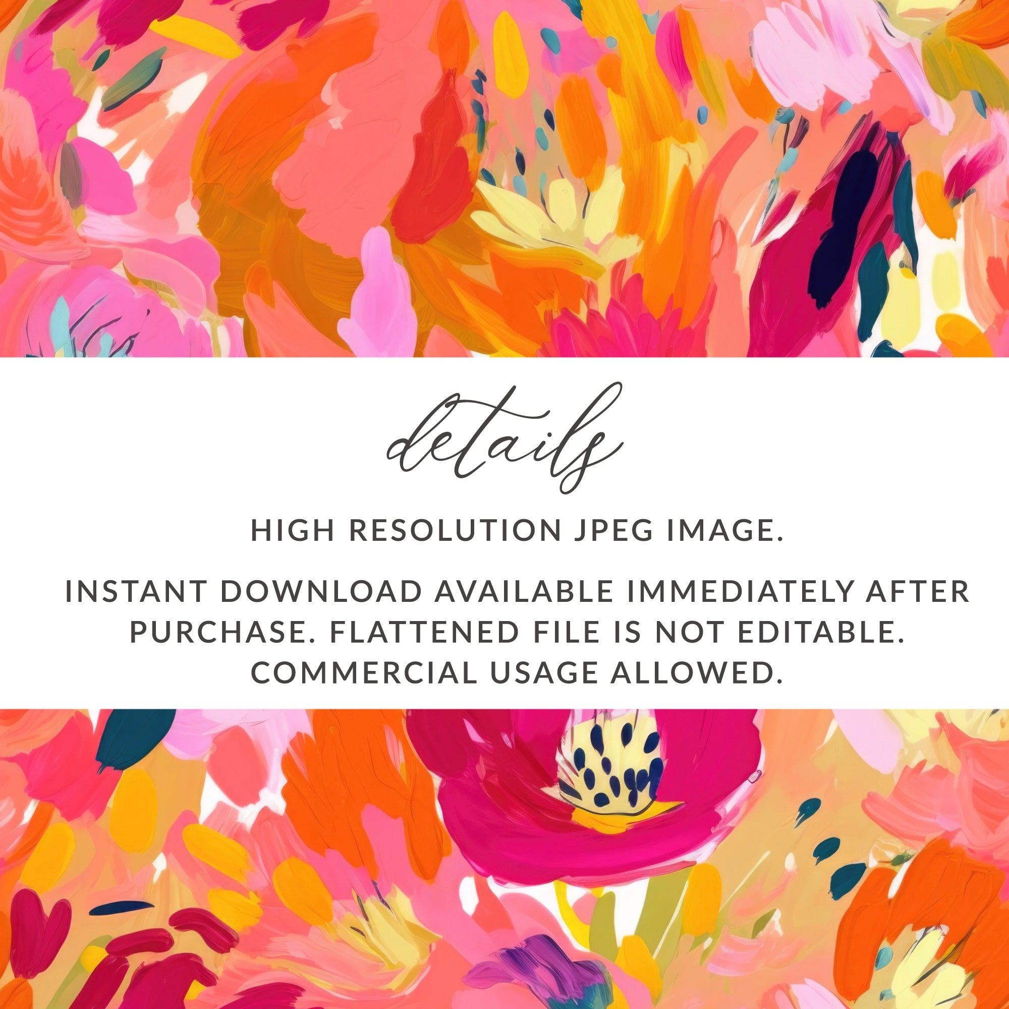 Vibrant Floral High Resolution JPEG Image Download