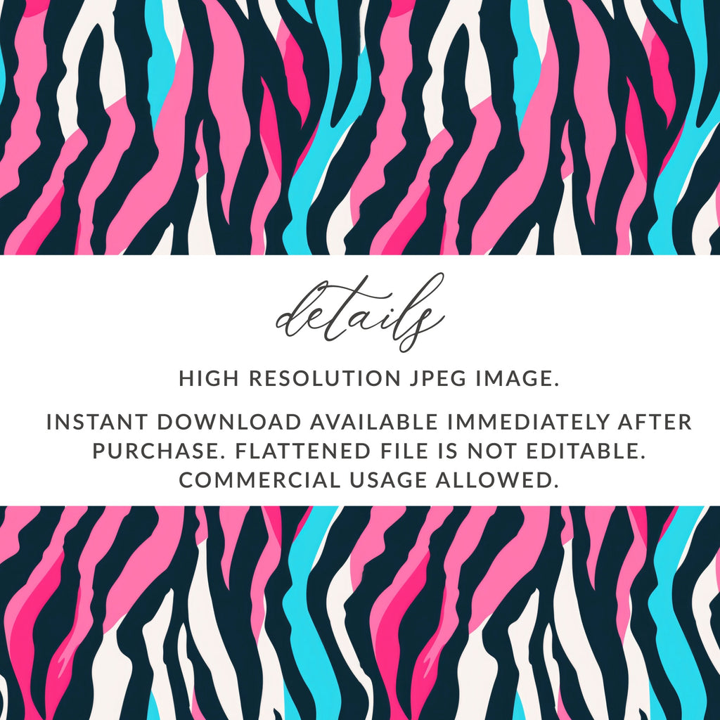 Vibrant Zebra Stripes High Resolution JPEG Download