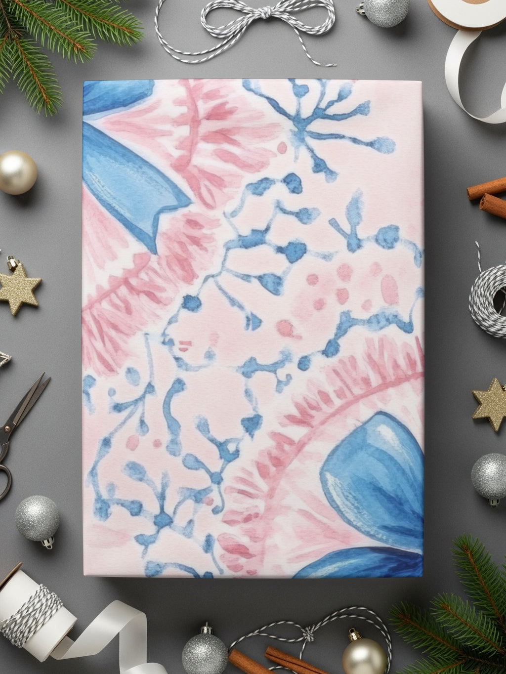 Pink Bows Seamless Grandmillenial Digital - Moore and Mountain
