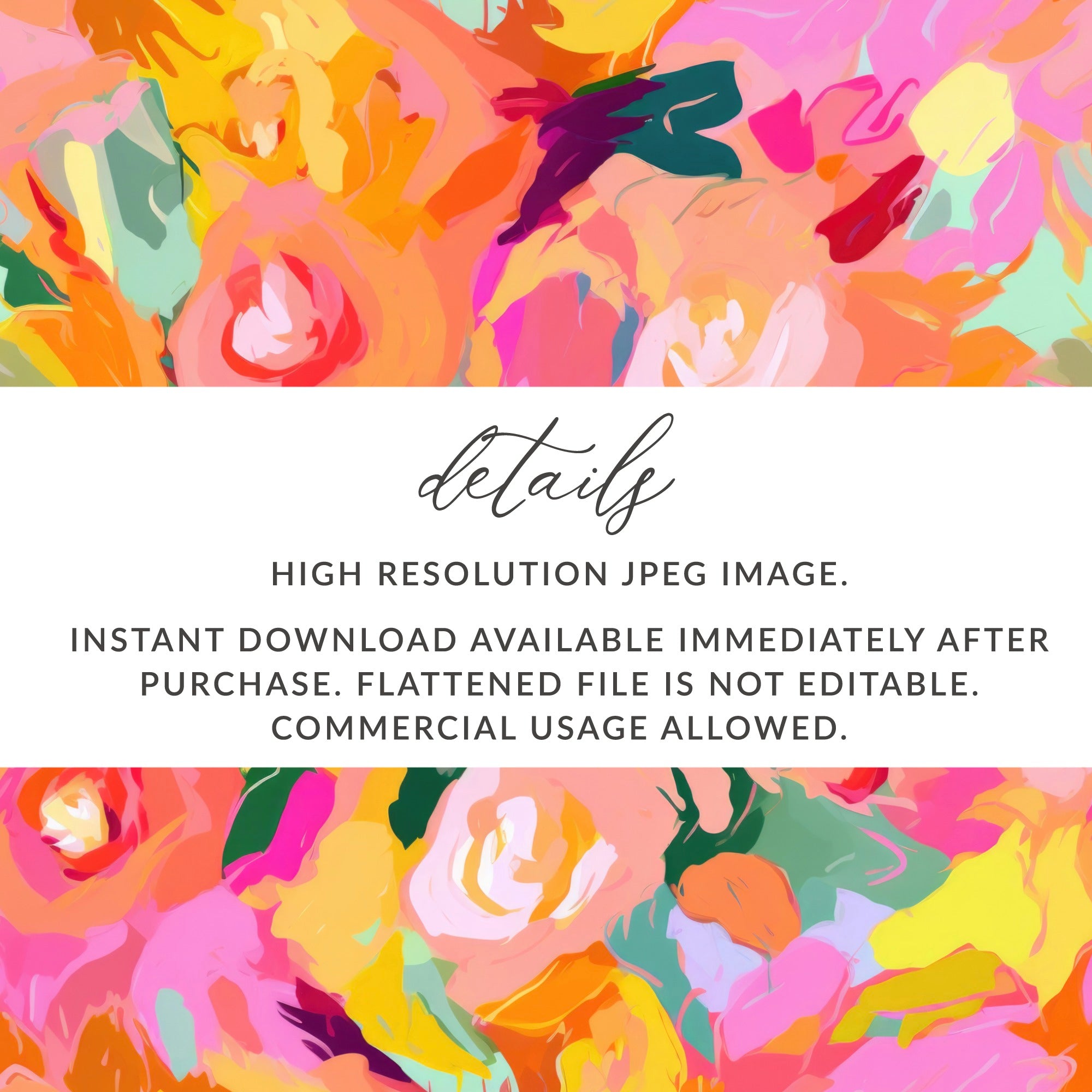 Colorful High-Resolution Abstract Art Instant Download
