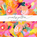 Vibrant Floral Seamless Pattern by Moore & Mountain Design