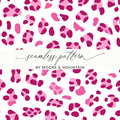 Pink Cow Print Digital Paper, Seamless Pattern for Fabric Design, Girly Aesthetic Background, Y2K Cute Pattern, Digital Scrapbook Paper - Moore and Mountain