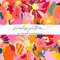 Vibrant Floral Seamless Pattern by Moore & Mountain