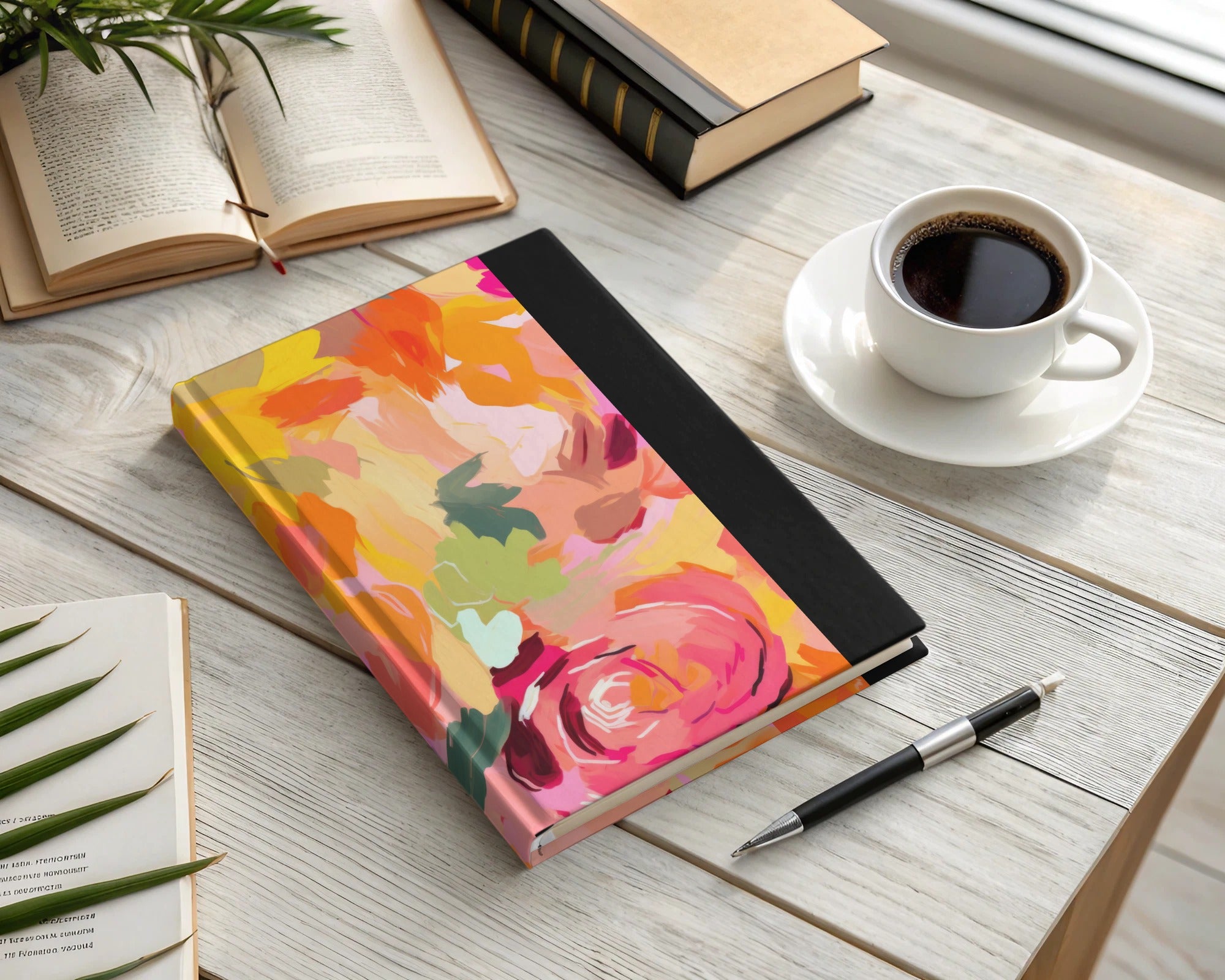 Vibrant Floral Design Journal for Creative Writing