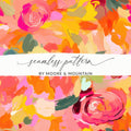 Vibrant Floral Seamless Pattern by Moore & Mountain