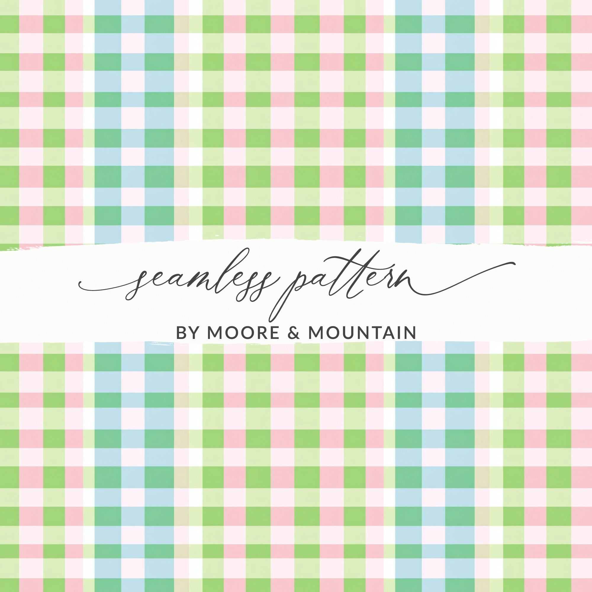 Colorful Pastel Plaid Seamless Pattern Design