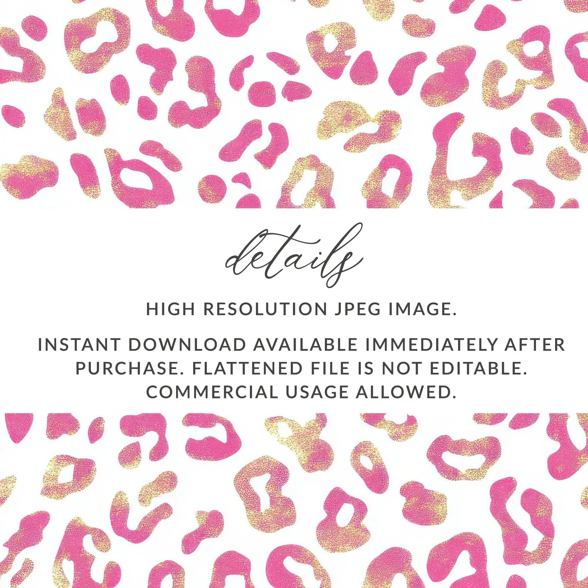 Pink Leopard Print Digital Paper, Seamless Animal Skin Pattern, Girly Texture Download, Scrapbooking, Fabric Design, Sublimation, Digital - Moore and Mountain