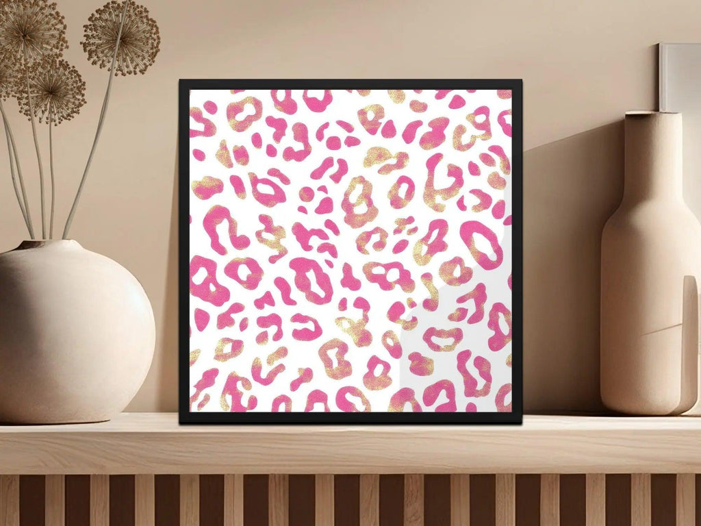 Pink Leopard Print Digital Paper, Seamless Animal Skin Pattern, Girly Texture Download, Scrapbooking, Fabric Design, Sublimation, Digital - Moore and Mountain