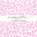 Pink Leopard Print Digital Paper, Seamless Pattern, Animal Print Fabric, Background, Scrapbook Paper, Cheetah Print, Digital Product - Moore and Mountain