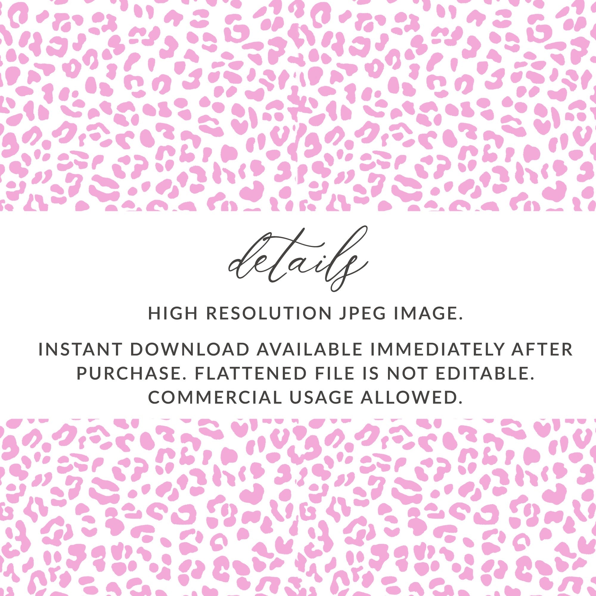 Pink Leopard Print, Digital Seamless Pattern, Animal Print, Girly Pattern, Fashionable Pattern, Scrapbooking, Fabric Design Digital - Moore and Mountain