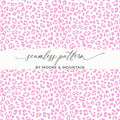 Pink Leopard Print, Digital Seamless Pattern, Animal Print, Girly Pattern, Fashionable Pattern, Scrapbooking, Fabric Design Digital - Moore and Mountain