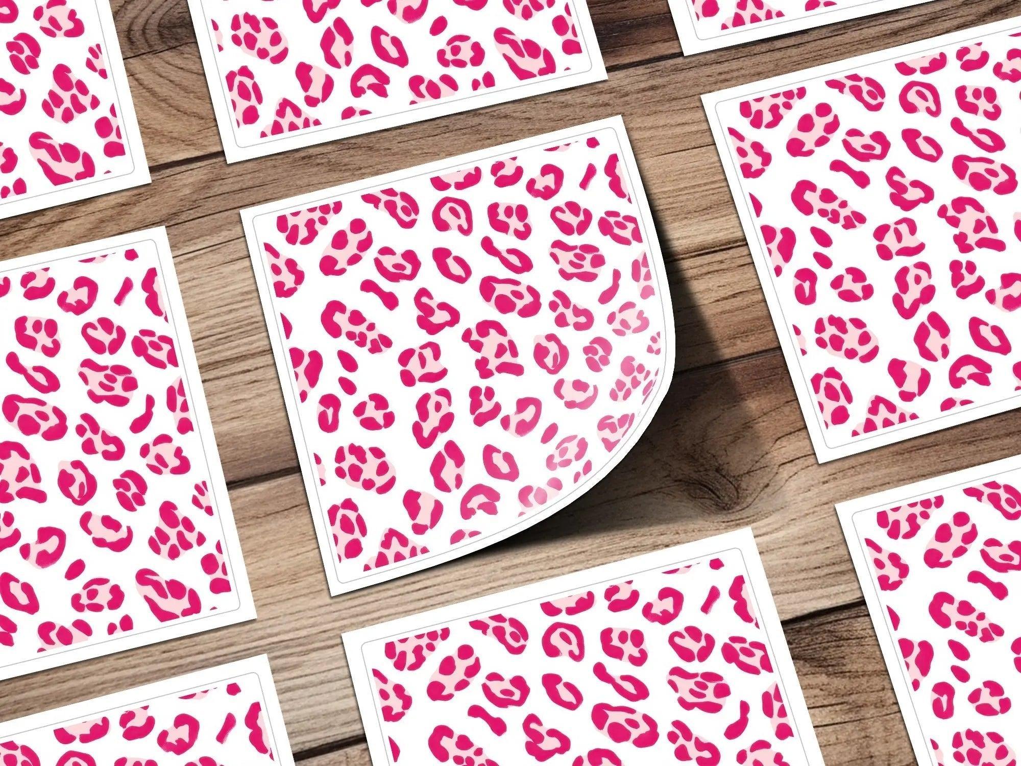 Pink Leopard Print Digital Seamless Pattern, Animal Print Texture, Commercial Use, Scrapbook Paper, Fabric Design, Digital Paper - Moore and Mountain