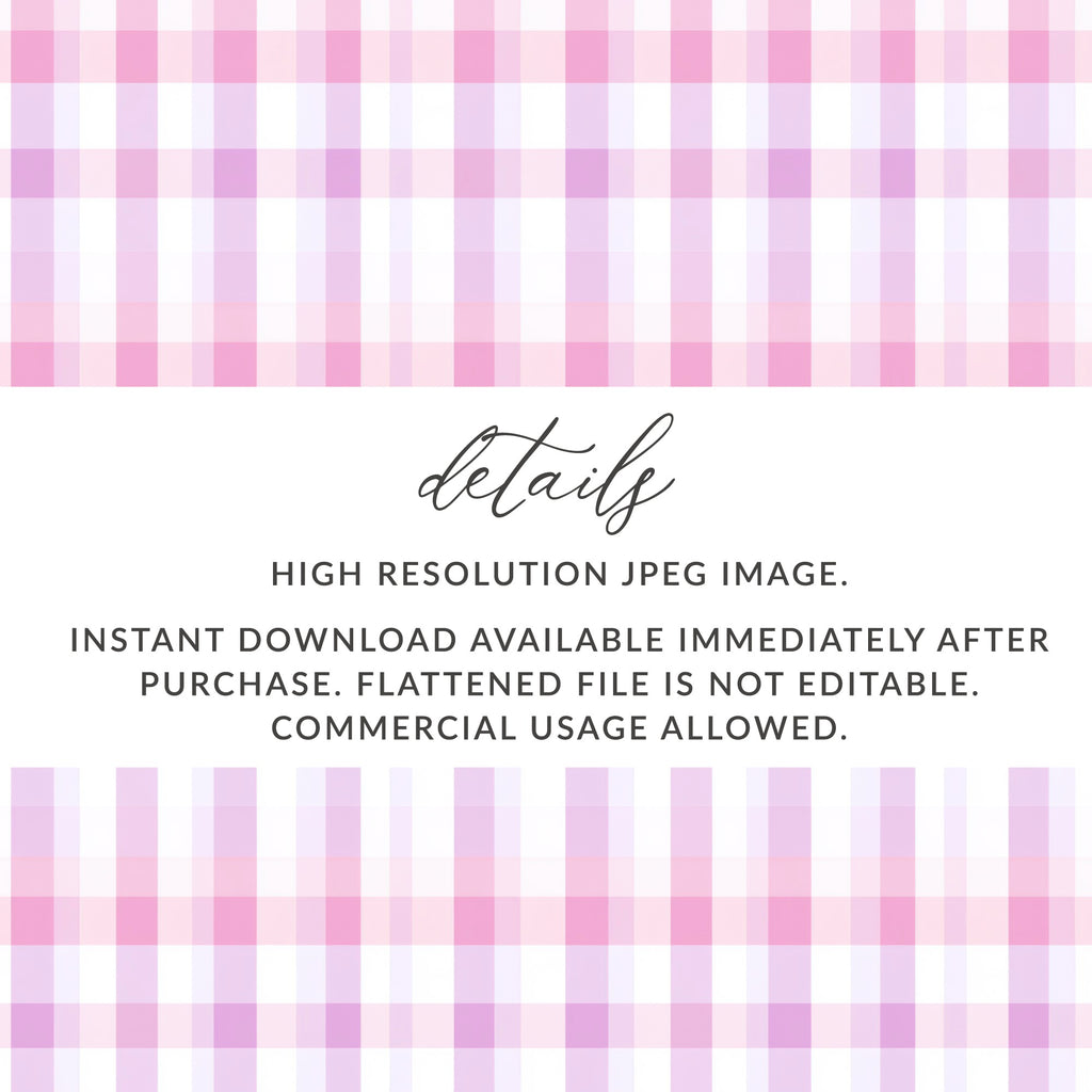 High Resolution Pink Gingham Pattern JPEG Image