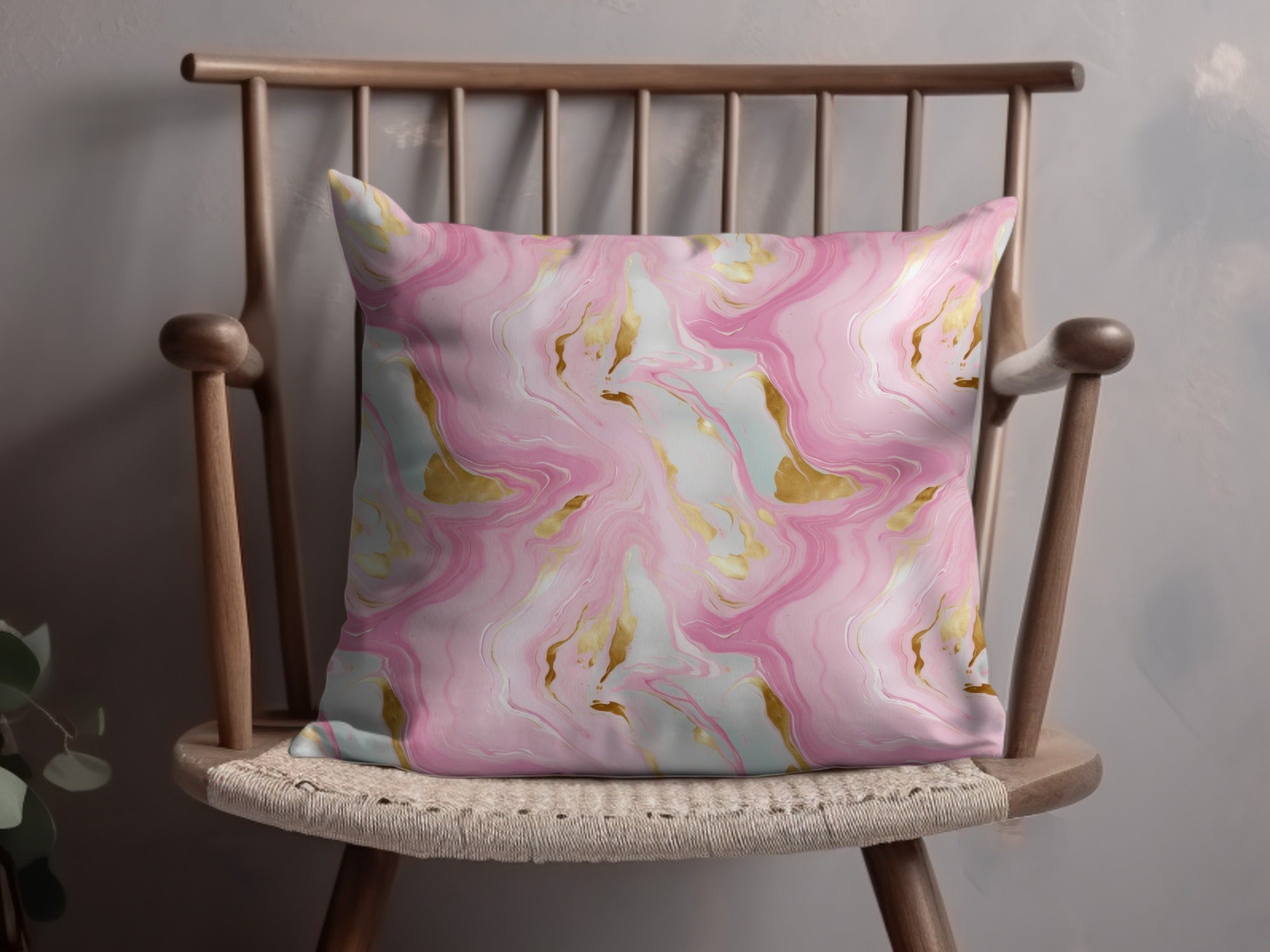 Pink Marble Gold T-Shirt, Digital Art, Seamless Pattern, Trendy Design, Abstract Art, Marble Print, Aesthetic Design, Home Decor - Moore and Mountain