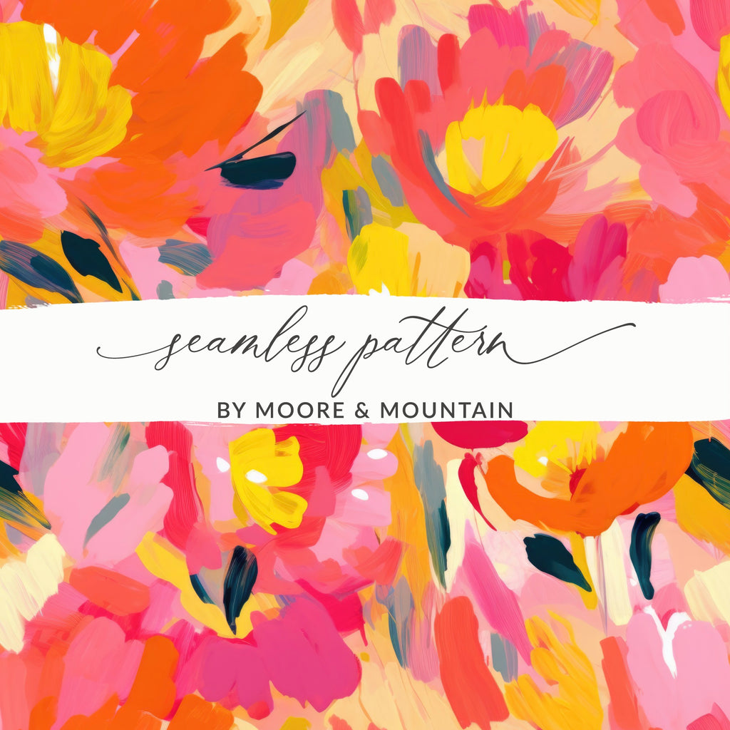Seamless Floral Pattern by Moore & Mountain design