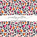 Colorful Leopard Print Seamless Pattern by Moore & Mountain