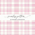 Pink Plaid Seamless Pattern by Moore & Mountain