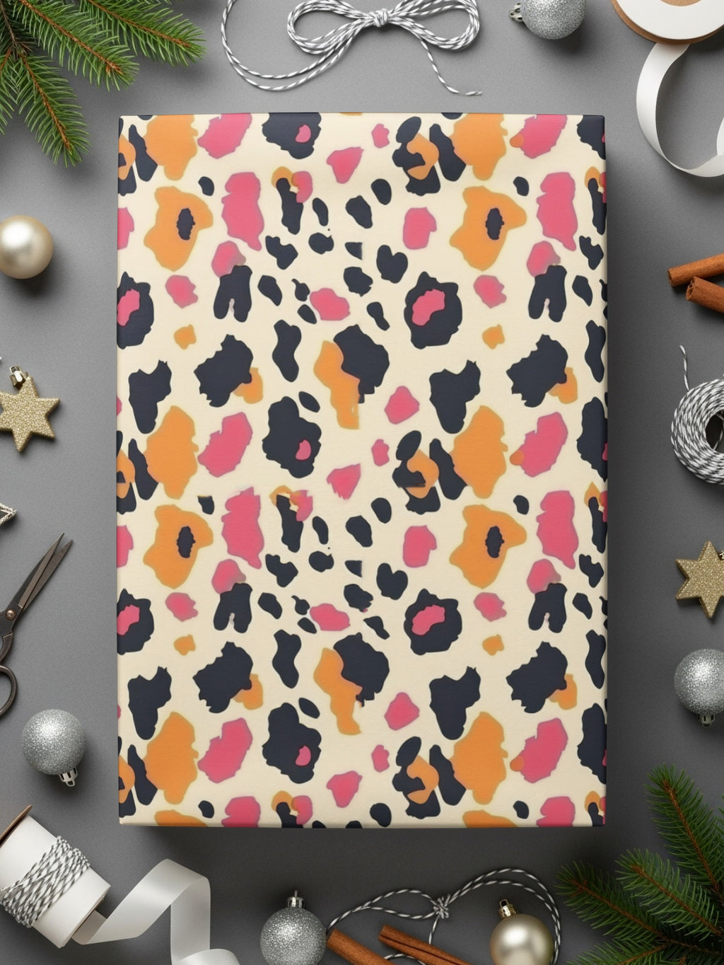 Vibrant Animal Print Wrapping Paper for All Occasions
