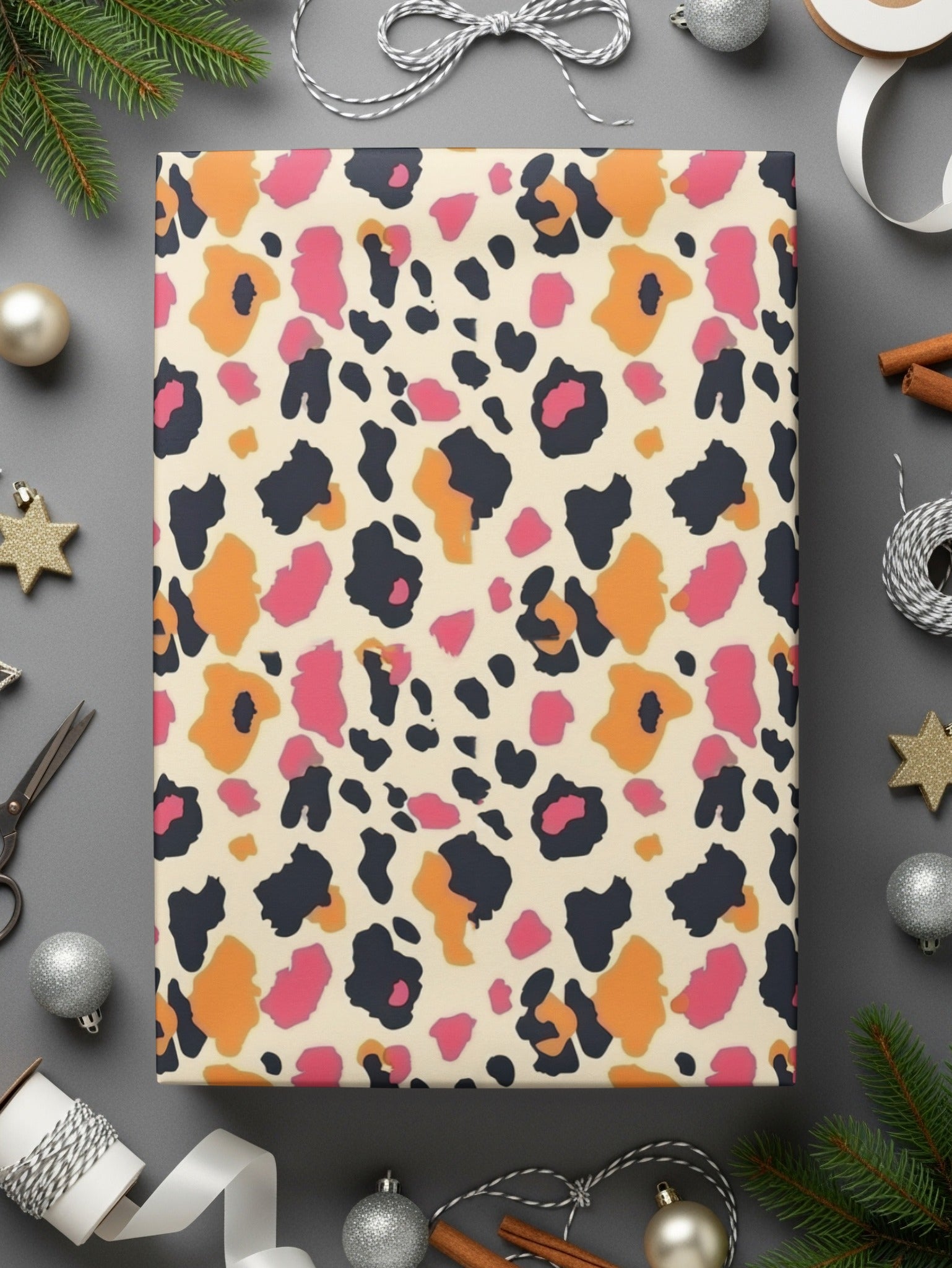Vibrant Animal Print Wrapping Paper for All Occasions