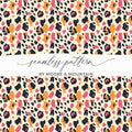 Vibrant Leopard Print Seamless Pattern by Moore & Mountain