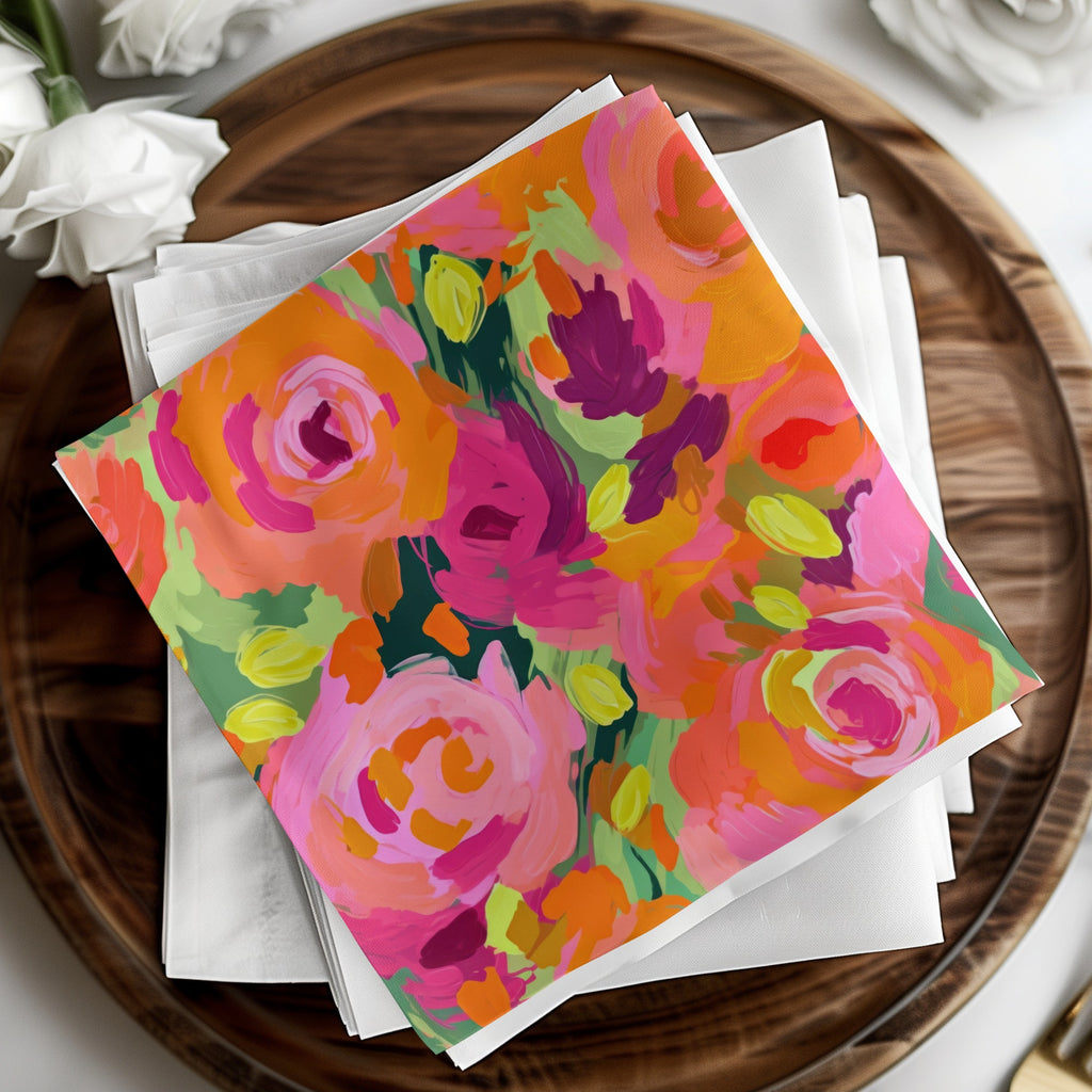 Bright and Colorful Floral Design Decorative Product