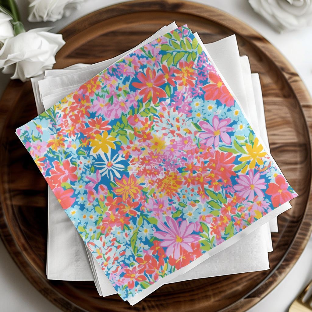 Ditsy Floral T-Shirt, Seamless Flower Pattern, Floral Clipart, Botanical Print, Fabric Design, Colorful Flower DesignFloral Pattern T-Shirt, Digital Download, Pink Orange Yellow Flowers, Colorful Print, Repeating Floral Design, Seamless Pattern - Moore and Mountain