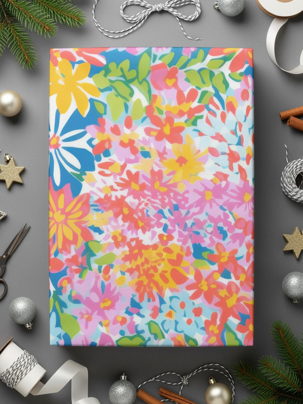 Ditsy Floral T-Shirt, Seamless Flower Pattern, Floral Clipart, Botanical Print, Fabric Design, Colorful Flower DesignFloral Pattern T-Shirt, Digital Download, Pink Orange Yellow Flowers, Colorful Print, Repeating Floral Design, Seamless Pattern - Moore and Mountain