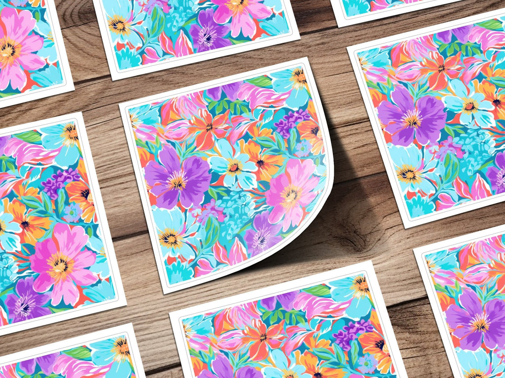 Ditsy Floral Seamless Pattern Colorful Flower Design, Fabric Print, Scrapbook Paper, Digital DownloadDigital Floral Pattern, Colorful Flowers Design, Seamless Flower Digital Paper, Bright Floral Art, Fabric Design Digital, Flower JPEG Files - Moore and Mountain